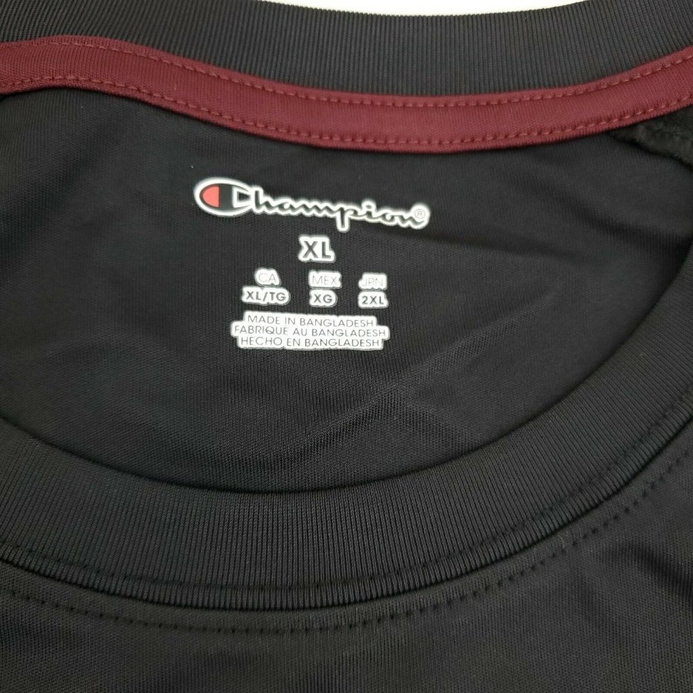 Champion Mens Black Texas A&M Aggies Basketball Comfort Pullover T Shirt Size XL - Picture 6 of 14